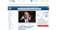 Desktop Screenshot of law360.com